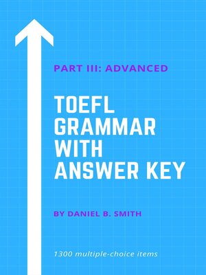 cover image of TOEFL Grammar With Answer Key Part III